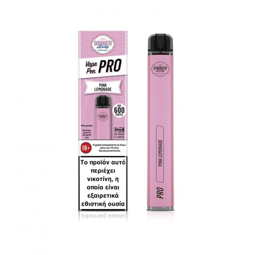Dinner Lady Vape Pen Pro Pink Lemonade 2ml 20mg